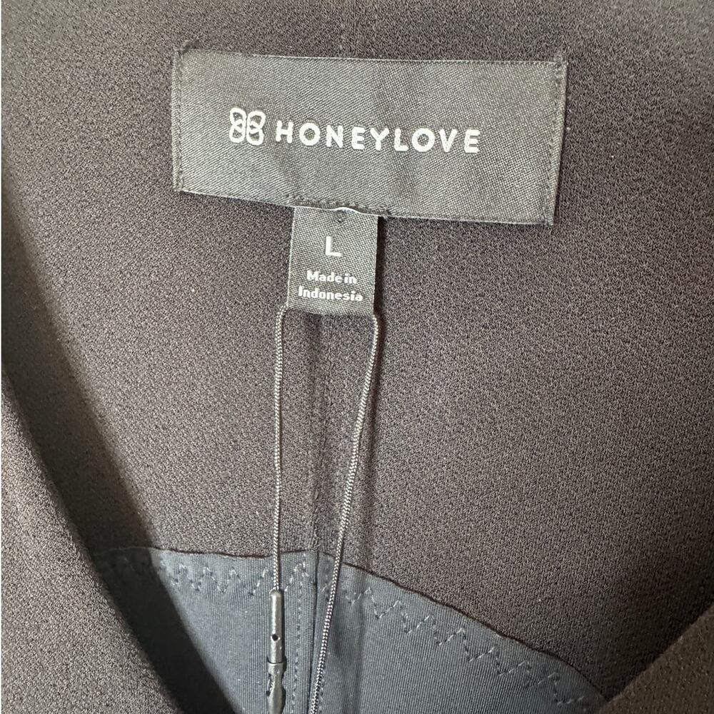 NWT Honeylove InnerPower Shaping Sleeveless Dress Little Black Dress LBD Large - Picture 4 of 11